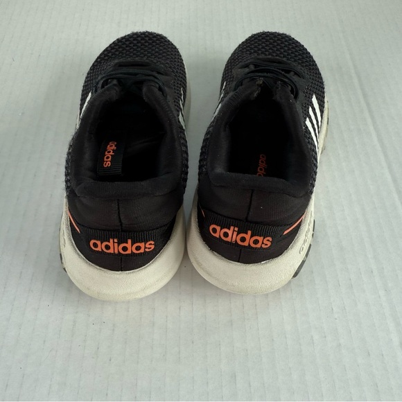 Adidas Black and White Sneakers with Breathable Mesh Size 9K - Picture 3 of 9